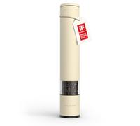 LARS NYSØM Salt Pepper Mill Manual with Adjustable Ceramic Grinder from coarse to fine I Design Spice Mill (Almond Beige)