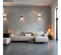 Lars - Right-hand corner sofa in ecru fabric 300 x 150 cm, 5 seats Beige