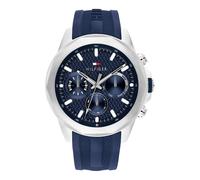 Lars Rubber Strap Blue Dial Mens Watch