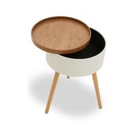 Lars Scandi Storage Side Table Natural