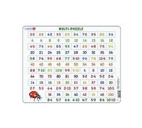 Larsen AR1 Math Puzzle: Multiplication, 58 Piece Boxless Tray & Frame Jigsaw Puzzle