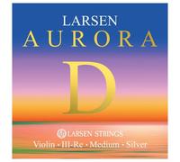 Larsen Aurora Violin D String Silver Wound 4/4 Size Medium