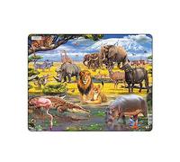 Larsen FH30 African Savannah with Mount Kilimanjaro in the Background, 43 Piece Boxless Tray & Frame Jigsaw Puzzle