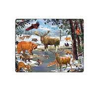 Larsen FH32 A Winter Day in a Nordic Forest, 54 Piece Boxless Tray & Frame Jigsaw Puzzle