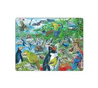 Larsen FH44 New Zealand's Picturesque Wildlife, 53 Piece Boxless Tray & Frame Jigsaw Puzzle