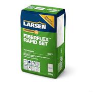 Larsen Fibreflex Rapid Set Tile Adhesive 20kg - Flexible, Fibre-Reinforced, Cement-Based Tile Adhesive - Non-Slip, Fast-Setting for Ceramic, Porcelain & Stone - Floor & Wall Use - Indoor & Outdoor