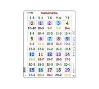 Larsen GP8 MemoPuzzle: Subtraction with Numbers from 0-20, 40 Piece Boxless Tray & Frame Jigsaw Puzzle