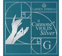 Larsen Violin String Il Cannone Silver – Pure Silver Wound, Nylon Core – 4/4 G