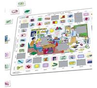 Larsen Puzzle Learning English At School Maxi Larsen Genuine Jigsaw High Quality