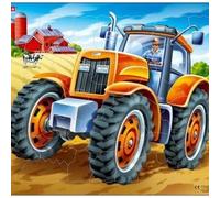 Larsen Puzzle Maxi Tractor 37Pcs Tactic Genuine Jigsaw High Quality Toy Gift Hob