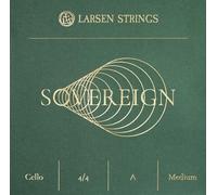 LARSEN STRINGS Cello Strings Sovereign - 4/4 Cello String - Medium - Single String A, Steel Core with Stainless Steel Winding, Tension 18.5 kg/40.7 lbs