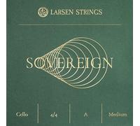 LARSEN STRINGS Cello Strings Sovereign - 4/4 Cello String - Medium - Single String A, Steel Core with Stainless Steel Winding, Tension 18.5 kg/40.7 lbs