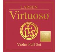 LARSEN STRINGS Strings for Violin Virtuoso Low Tension High Volume Easy to Play Set E with Ball Medium