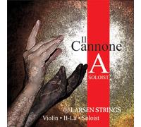 LARSEN STRINGS Violin Strings II Cannone - 4/4 Violin - Soloist - Single String A, multifilament fibre nylon core, aluminium wound, tension 5.97/13.13