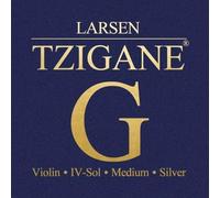 LARSEN STRINGS Violin strings Tzigane multifilament fibre core G silver medium