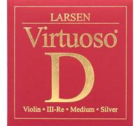 LARSEN STRINGS violin strings Virtuoso D silver, multi-filament nylon medium