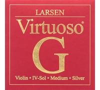 LARSEN STRINGS violin strings Virtuoso G silver, multi-filament nylon medium