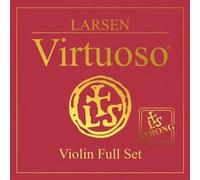 LARSEN STRINGS violin strings Virtuoso set E steel (with ball end), A aluminium and D+G silver, strong