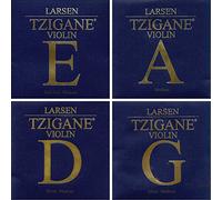 Larsen Tzigane 4/4 Violin String Set - Medium Gauge with Ball-end E
