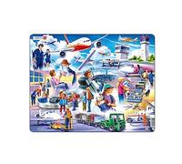 Larsen US27 An Exciting Day at the Airport, 42 Piece Boxless Tray & Frame Jigsaw Puzzle