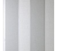 Larson Stripe Wallpaper Textured Vinyl Metallic Grey Silver