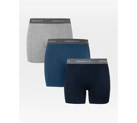 Larsson & Co 3 Pack Boxers With Grey Taping - M - Navy/Blue/Grey