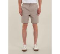 Larsson & Co Combat Pocket Stretch Chino Shorts - Stone - 36R
