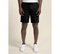 Larsson & Co Drawstring Stretch Chino Shorts - Black - 30R