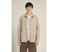 Larsson & Co Men's Denim Overshirt in Stone | Size: Medium Larsson & Co Stone M