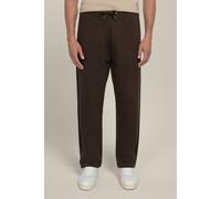 Larsson & Co Men's Jelling - Heavyweight Wide Leg Jogger in Brown | Size: Medium Larsson & Co Brown M