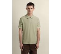Larsson & Co Men's Odin - Textured Polo Shirt in Olive | Size: Medium Larsson & Co Olive M
