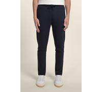 Larsson & Co Men's Pique Interlock Turn Up Jogger in Navy | Size: Medium Larsson & Co Navy M