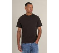Larsson & Co Men's Sven - Soft Touch Interlock T-Shirt in Dark Brown | Size: Medium Larsson & Co Dark Brown M