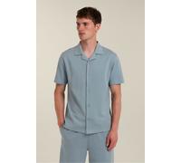 Larsson & Co Men's Sven - Soft-Touch Short Sleeve Shirt in Light Blue | Size: Medium Larsson & Co Light Blue M