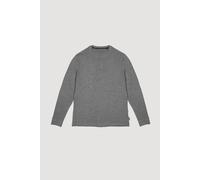 Larsson & Co Men's Waffle Textured Long Sleeve Henley T-Shirt in Grey | Size: Medium Larsson & Co Grey M