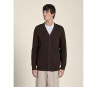 Larsson & Co Milano Knit V-Neck Cardigan - Brown - M