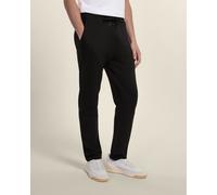 Larsson & Co Pique Interlock Turn Up Jogger - Navy - M