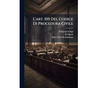 L'art. 105 Del Codice Di Procedura Civile
