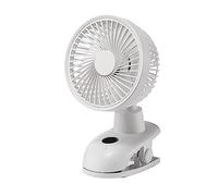 LARUISEE Battery Operated Clip On Fan Small Desk Fan 5000mAh Rechargeable Portable Fan For Travel Camping Office Bedroom Clip On Fan Desk Fan Portable Fan Battery Operated Fan Oscillating Fan