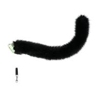 LARUISEE Electric Wolf Foxes Cats Tail Halloween Christmas Fancy Party Costume Toy Gift Woman Man Cosplays Movable Cats Tail Halloween Cosplays Costumes For Women Man