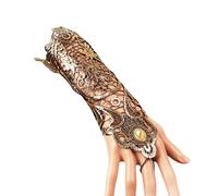 LARUISEE Fingerless Glove Beautiful Lace Gloves Gold Gloves For Anniversary Lace Gloves Fingerless For Women Tea Party Fingerless