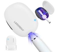 LARXREHY Toothbrush Cleaner Case - Toothbrush Covers with Holder - Rechargeable & Portable Travel Home Toothbrushes Cleaner Case - Fits Any Manual or Electric Tooth Brush Head (White)