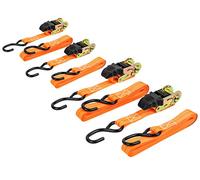 LAS 10301 Lashing Strap Set 4 Items with Ratchets and Hooks
