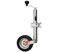 LAS 10617 Jockey Wheel with Holding Bracket, 48 mm Full-Rubber Wheel, 200 x 50 mm