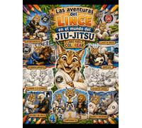 Las aventuras del Lince en el mundo del jiu-jitsu: Libro para Colorear