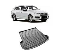 LAS Boot Liner for AUDI Q7 2016 Onwards Recyclable Plastic (TPE) Tailored Fit Car Floor Mat Protector Guard Tray Black Custom Fitted Accessory Dog Friendly Waterproof with Raised Edges