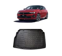 LAS Boot Liner for VAUXHALL ASTRA L HB 2021 ONWARDS Recyclable Plastic (TPE) Tailored Fit Car Floor Mat Protector Guard Tray Black Custom Fitted Dog Friendly Waterproof with Raised Edges