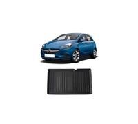LAS Boot Liner for VAUXHALL CORSA E 2014-2019 Recyclable Plastic (TPE) Tailored Fit Car Floor Mat Protector Guard Tray Black Custom Fitted Dog Friendly Waterproof with Raised Edges
