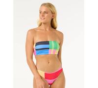 Las Dalias D-DD Bandeau Bikini Top in Multicolour