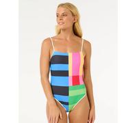Las Dalias Good Coverage One Piece Swimsuit in Multicolour